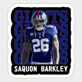 New York Giants Saquon Barkley 26 Sticker